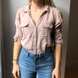 ☀️2/$45☀️A&F Long sleeve button down